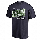 Men's Seahawks Navy 2018 NFL Playoffs Division Champions T-Shirt,baseball caps,new era cap wholesale,wholesale hats